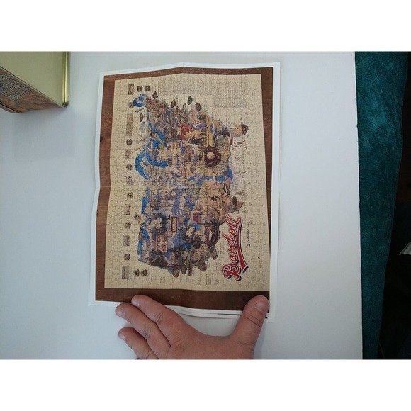 Baseball Stadiums Jigsaw Puzzle 550 Piece Channel Craft Tin 18" x 24" - Picture 8 of 8